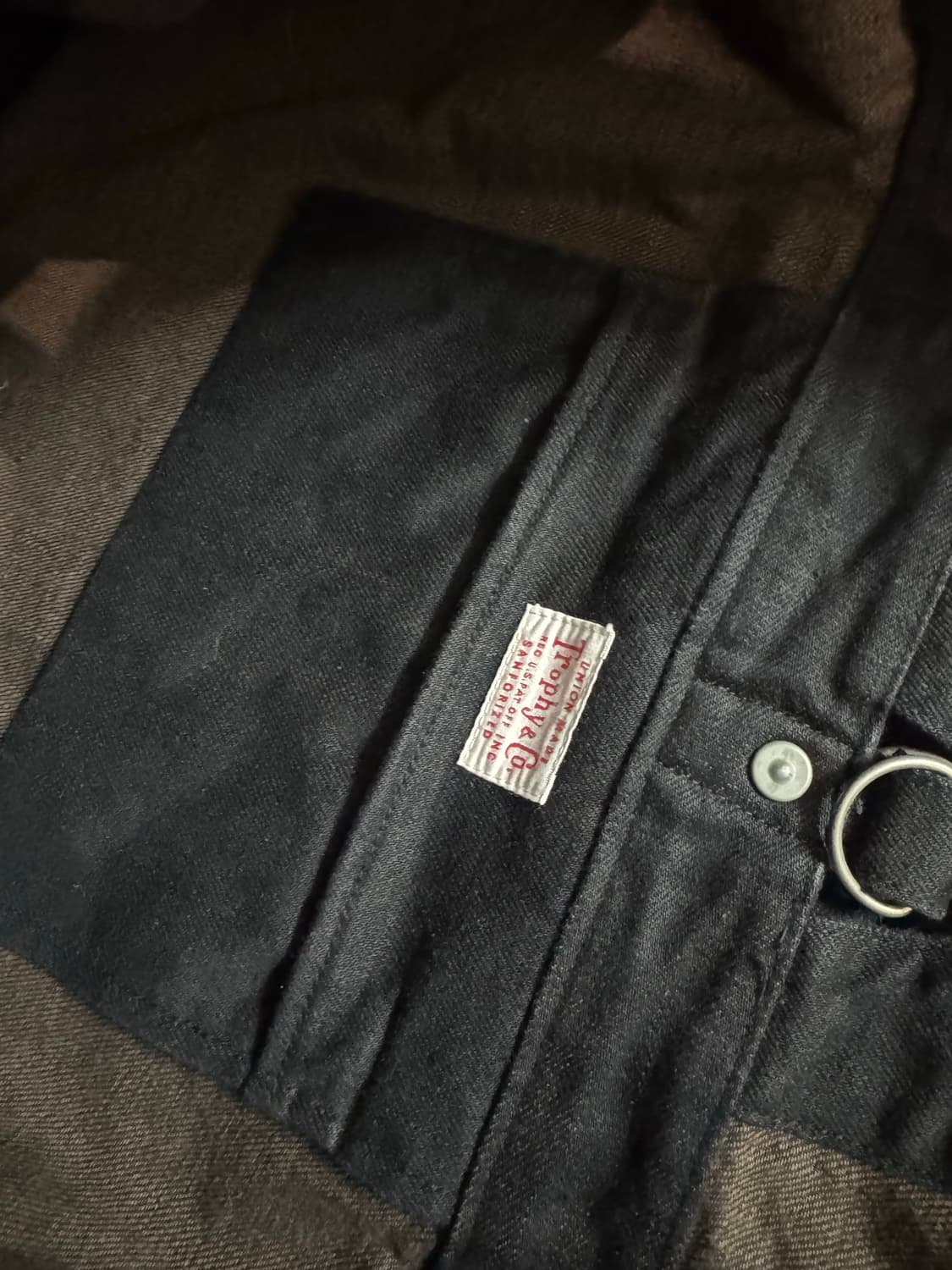 트로피클로딩 뉴스페이퍼백 가방 검정색 상품이미지2