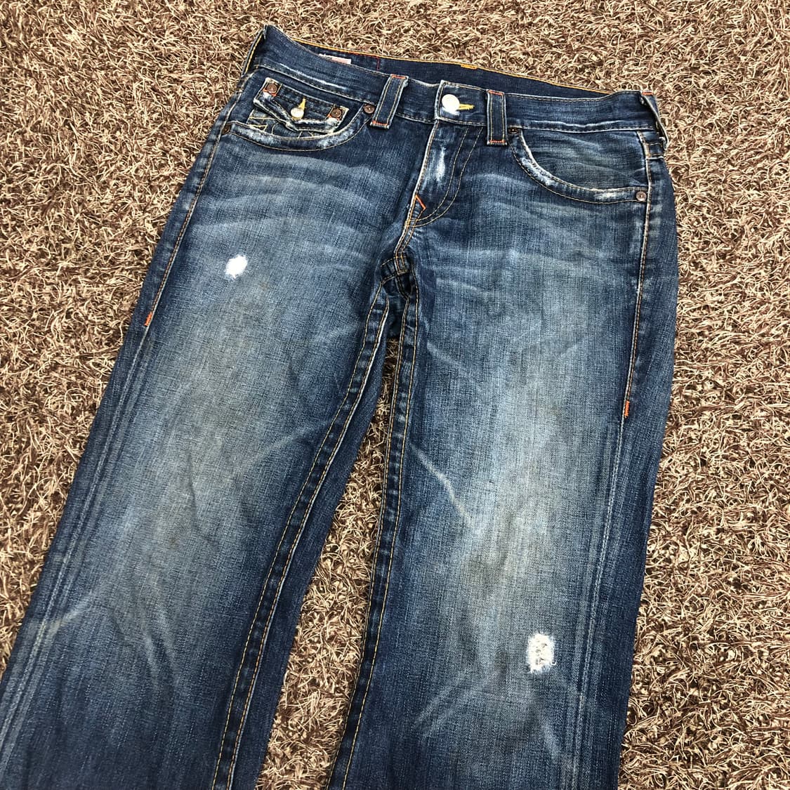 트루릴리전 BILLY 빌리 워싱 디스 데님 팬츠 상품이미지3