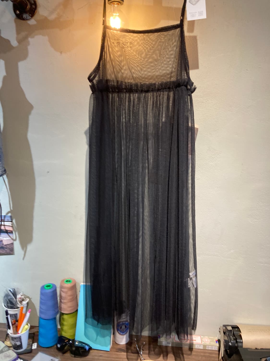 시스루 레이어드 원피스 상품이미지1