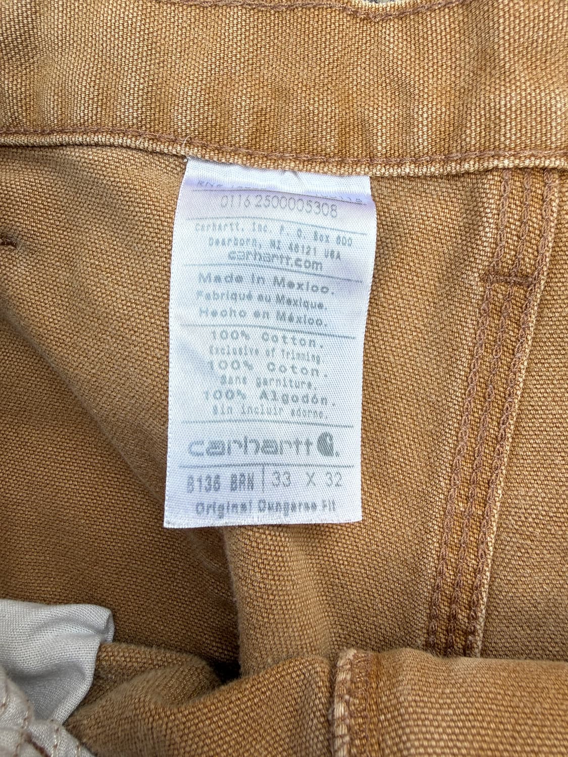 (32) 칼하트 더블니 브라운 워크 팬츠 상품이미지5