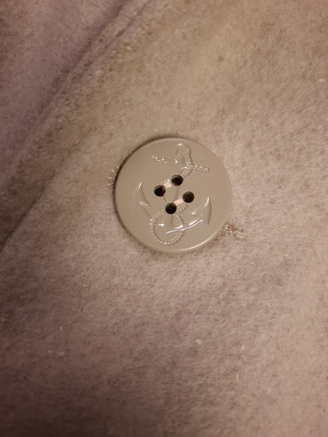 오리지날 90's 미국제조 미해군 TYPE 쇼트사 울 더플 피코트 상품이미지3