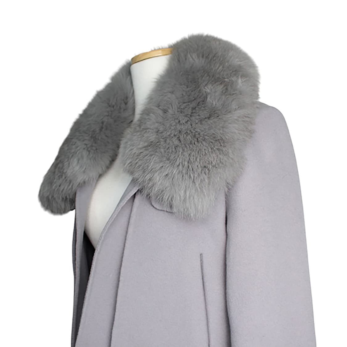 할스톤 그레이 폭스 퍼 숏 자켓 44 상품이미지4