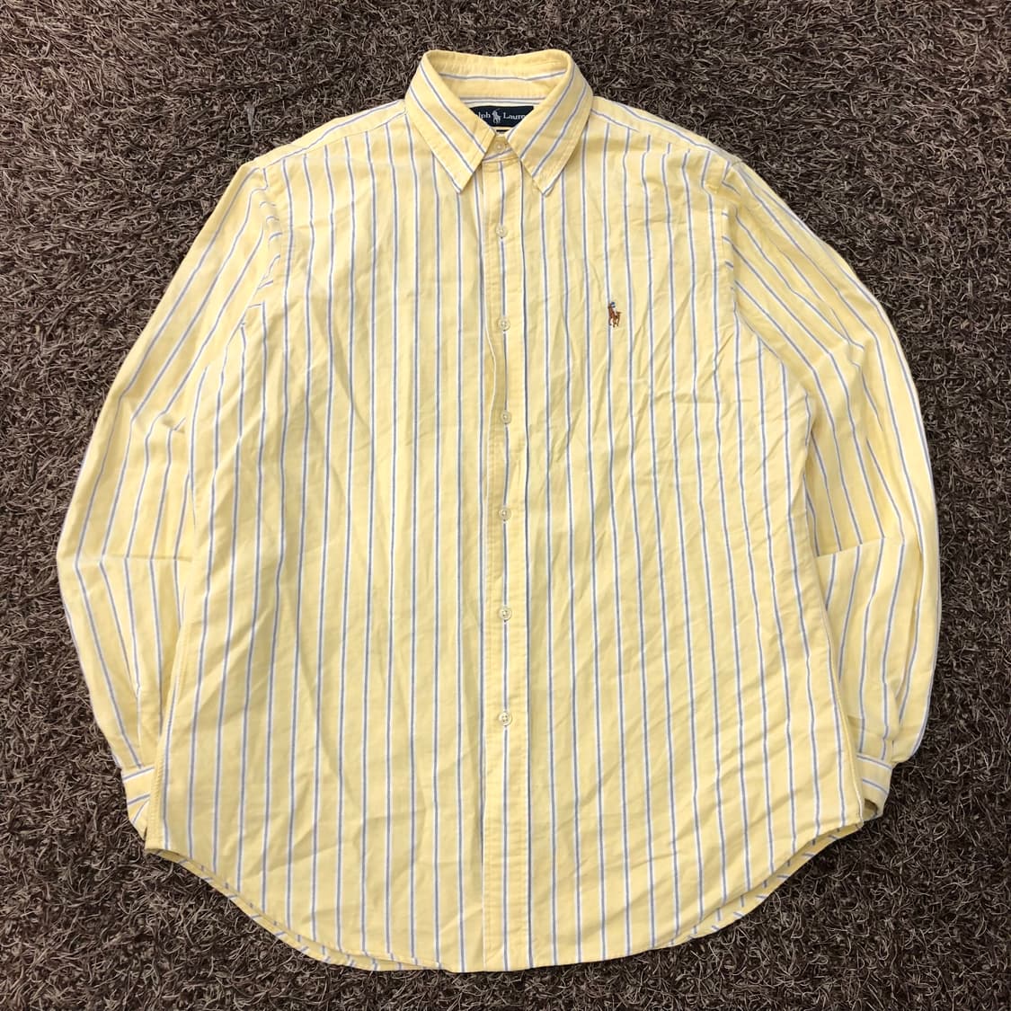 폴로 랄프로렌 옐로우 스트라이프 셔츠 상품이미지1
