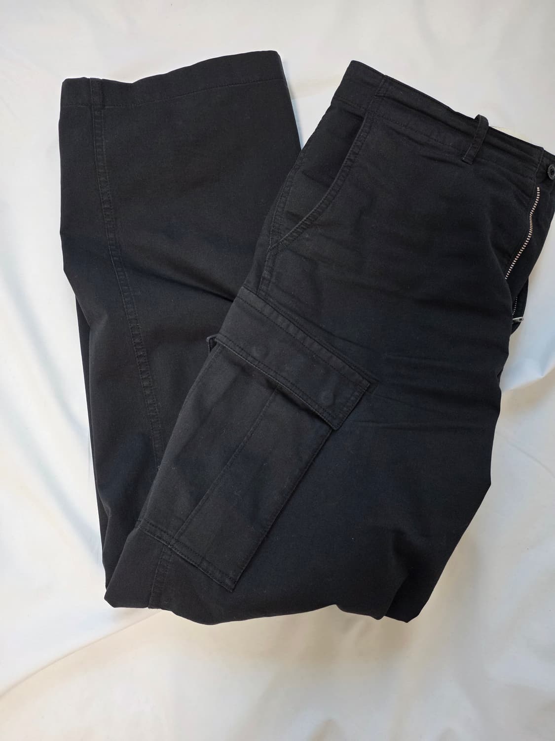포터리 가먼트 워시드 카고 팬츠 블랙 3사이즈 상품이미지3