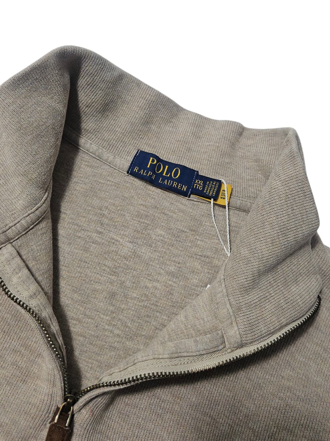 폴로 랄프로렌 신형QR 쿼터집 집업 니트 XXL 상품이미지3