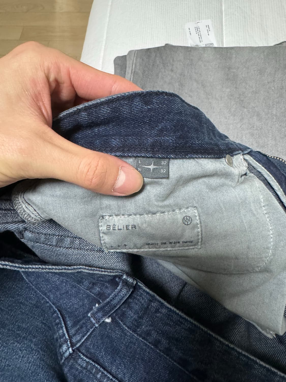 벨리에 트루와이드 데님 팬츠 32/32 미드나잇 인디고 상품이미지5