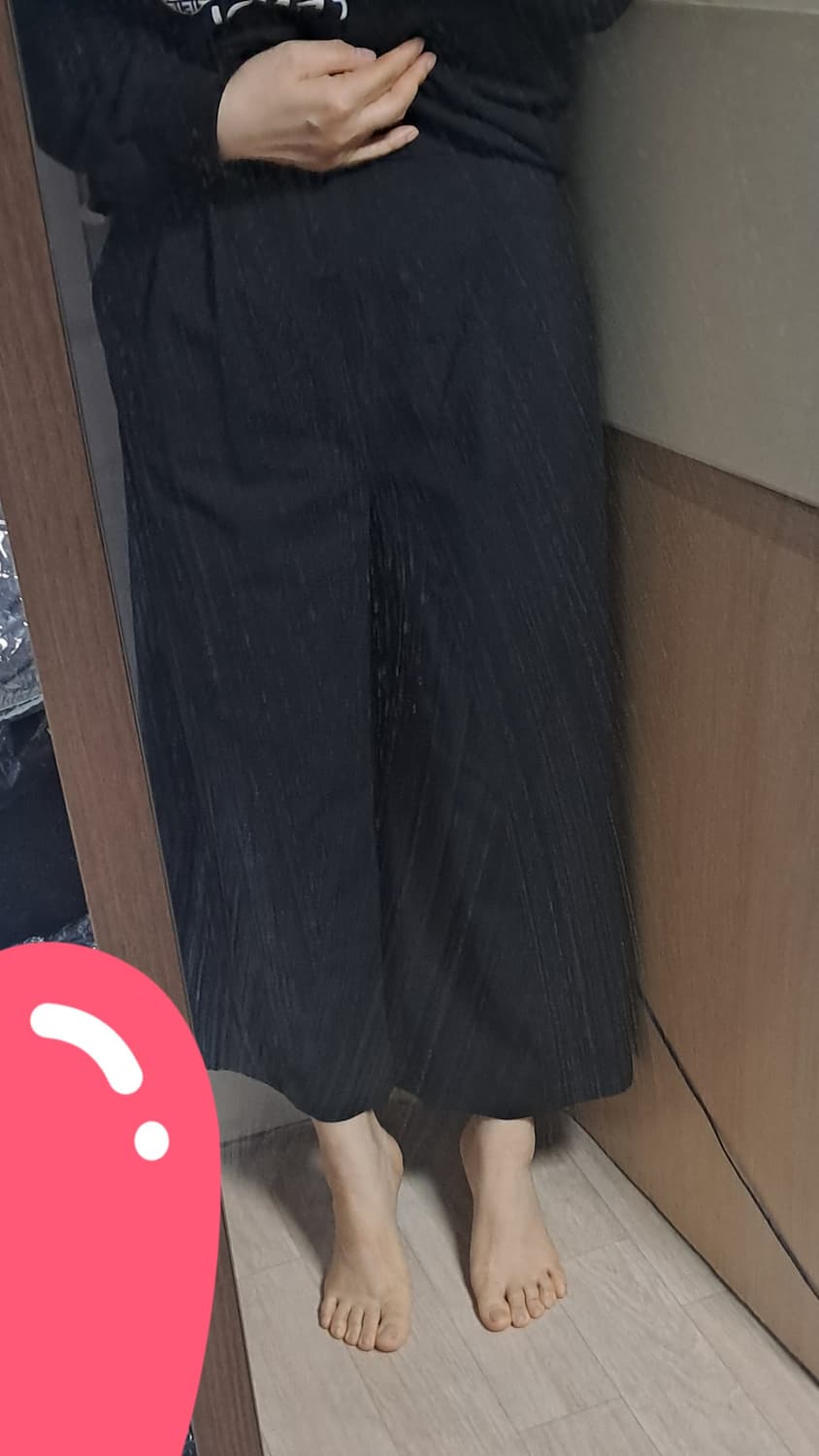 MSGM 블랙 와이드 팬츠 40(약 55) 상태최상 상품이미지10