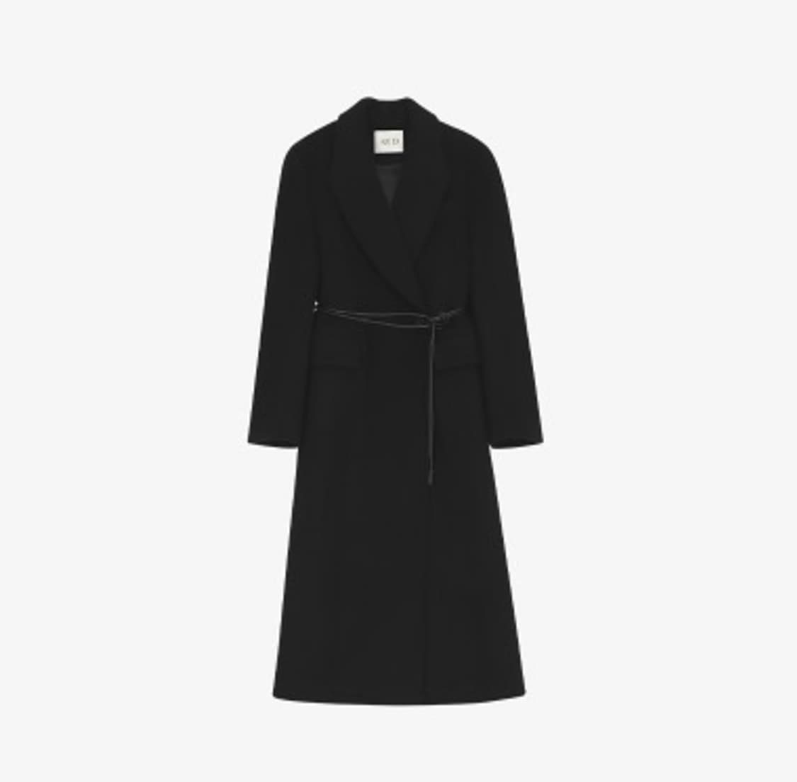 아티드 캐시미어 테일러드 롱 코트 S 상품이미지4