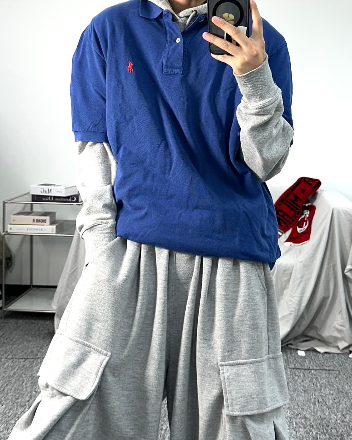 폴로 랄프로렌 블루 레드포니 pk L 상품이미지3