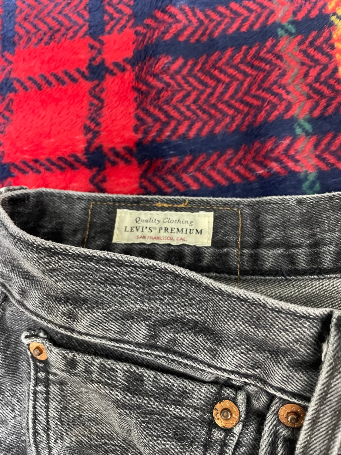 리바이스 501 흑청 상품이미지4