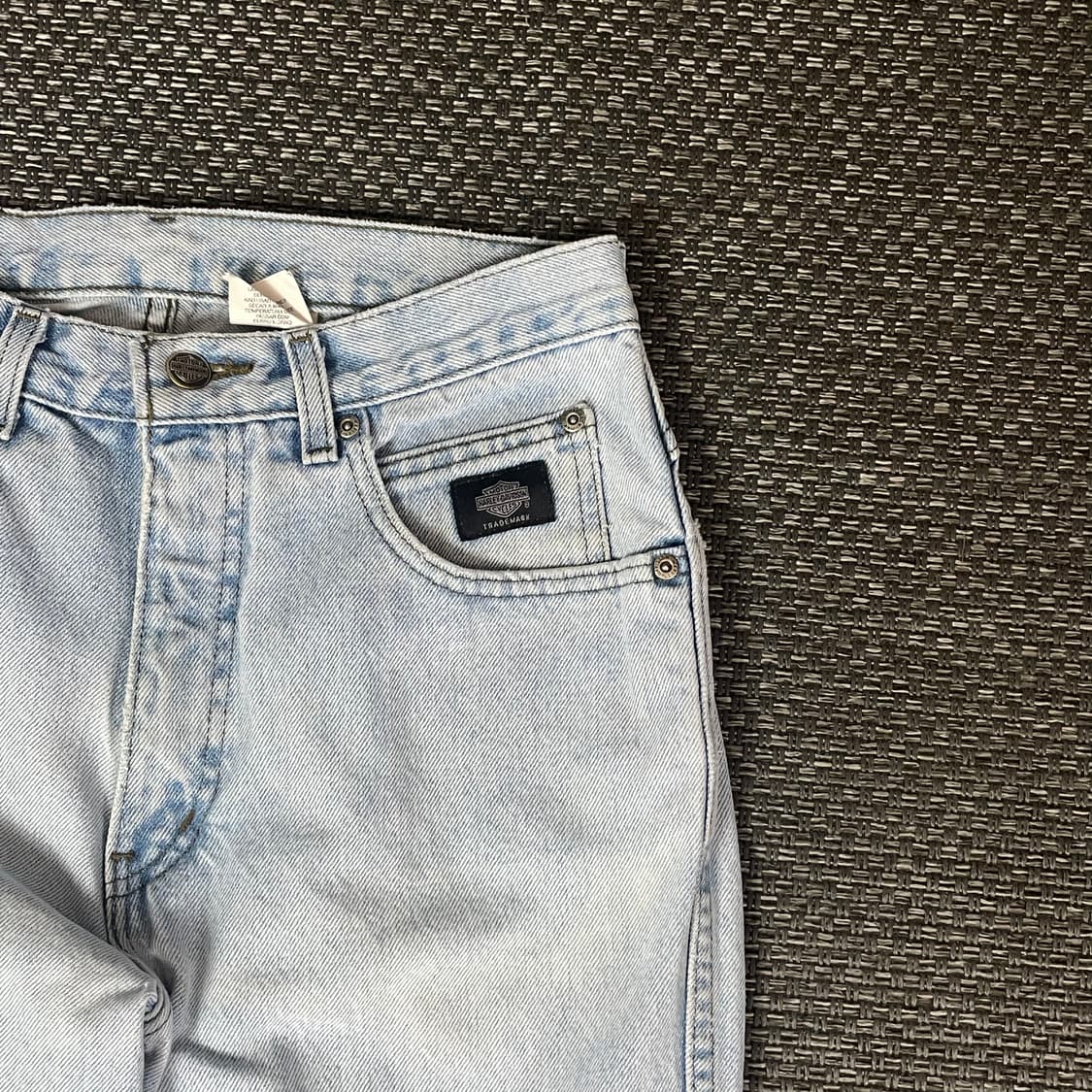 (31) 할리데이비슨 빈티지 연청 데님 팬츠 상품이미지3