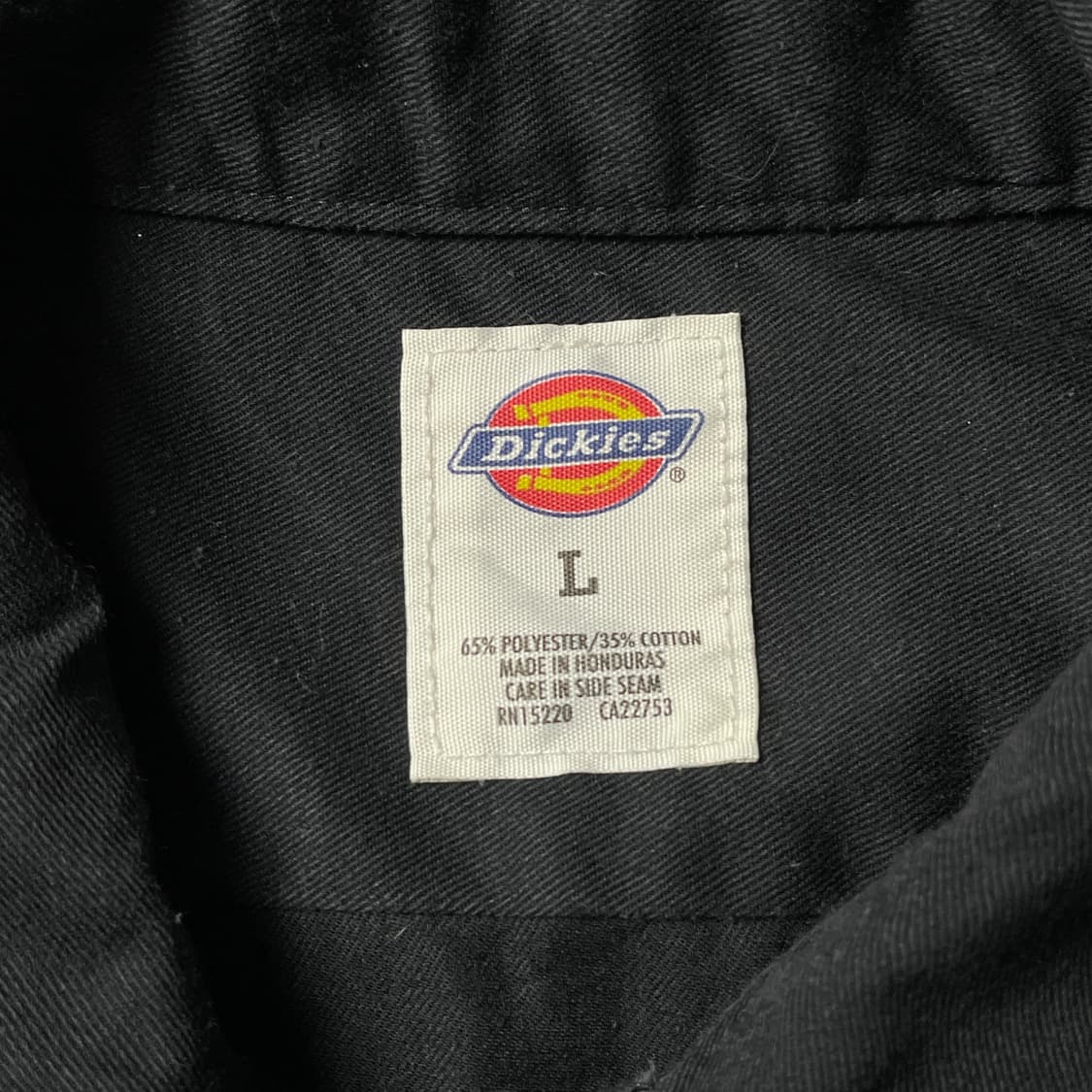 DICKIES 디키즈 빈티지 블랙 플랩포켓 워크 셔츠 A00910 상품이미지9