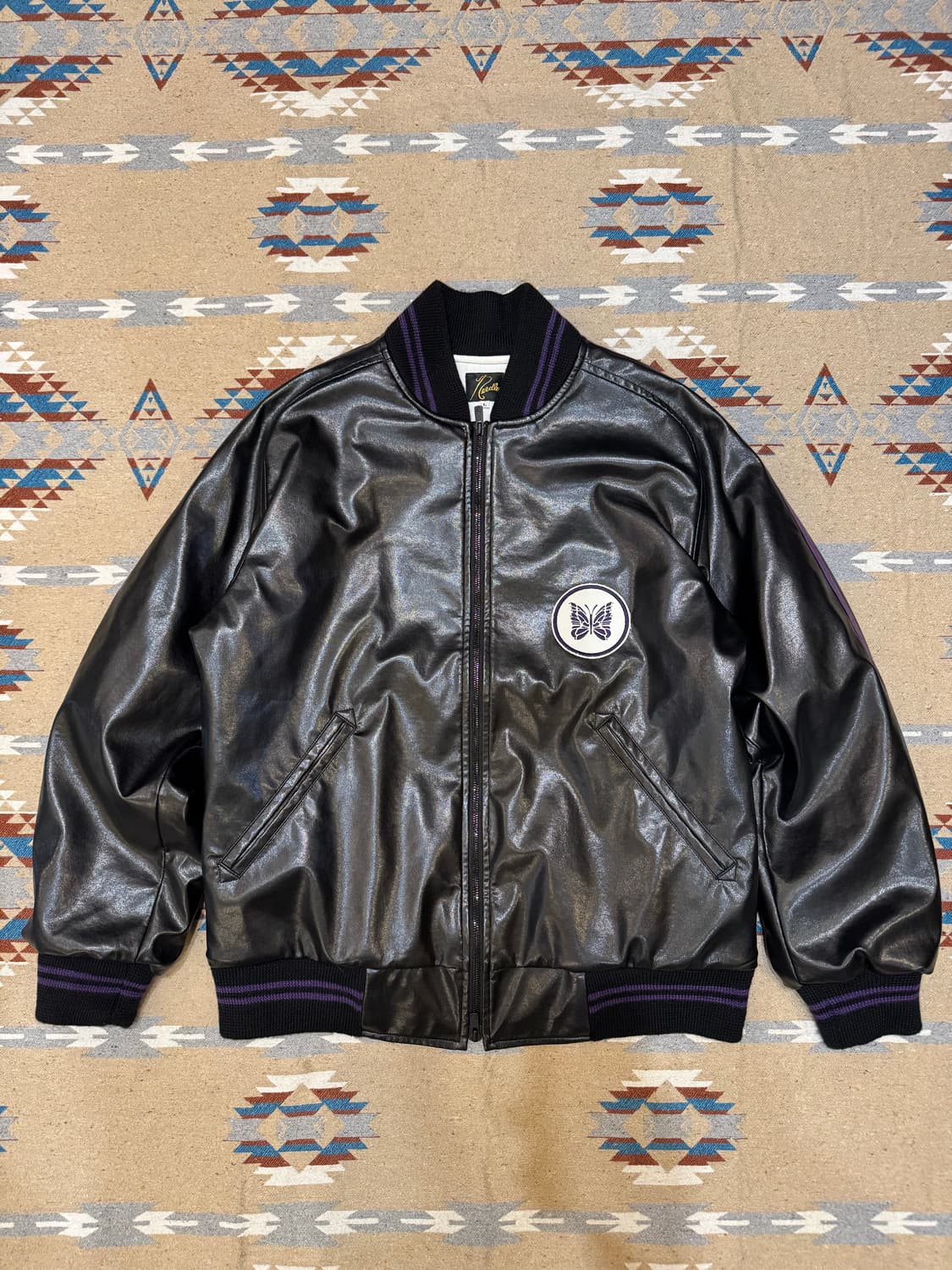 [L] 니들스 어워드 FAUX-LEATHER 자켓  상품이미지1
