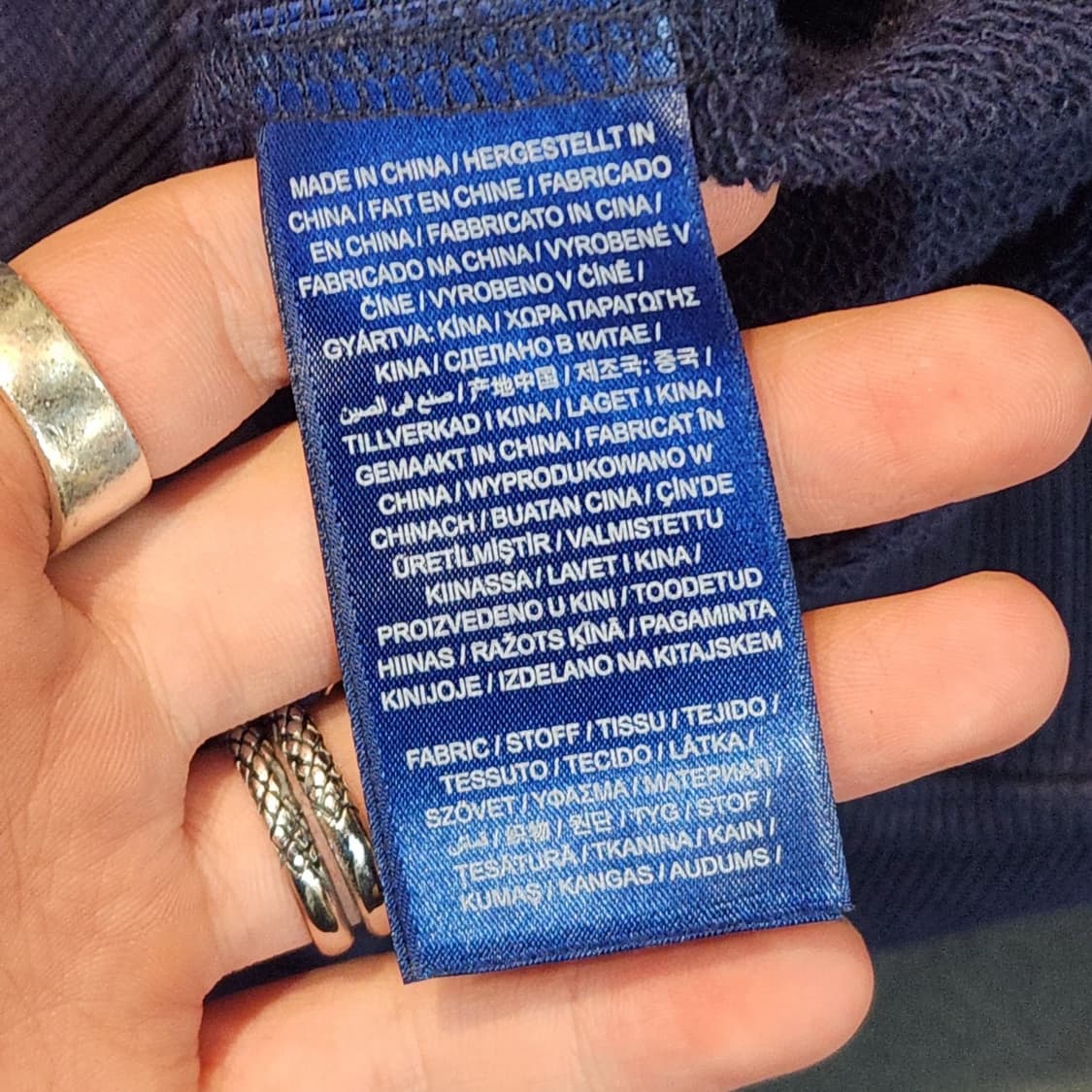 GANT 마린 크루 자수 와펜 네이비 후드티 L 상품이미지3