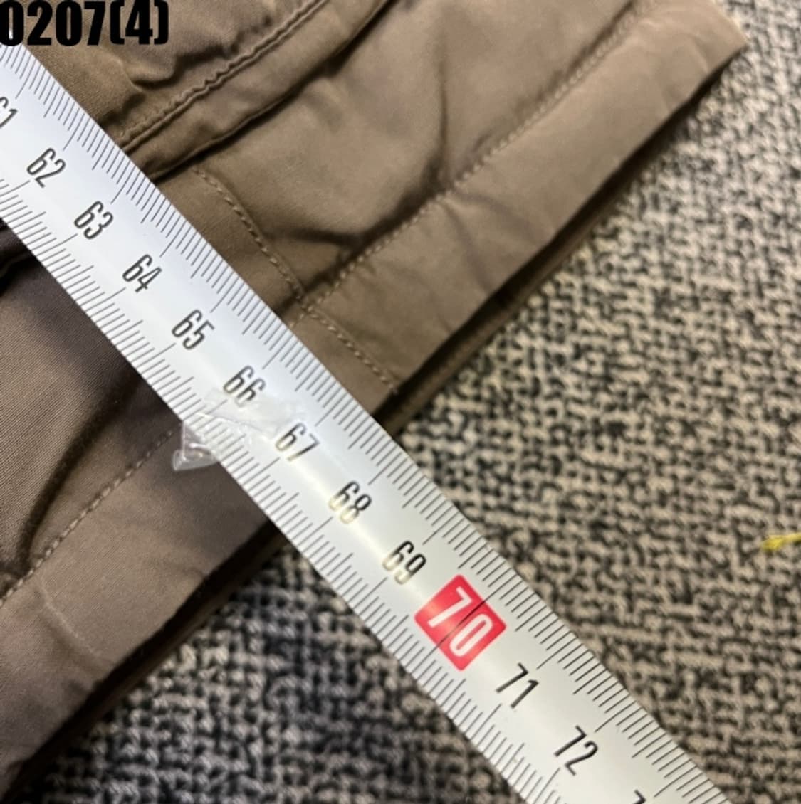 [M]타미힐피거 후드 패딩 점퍼 카키색 0207(4) 상품이미지6