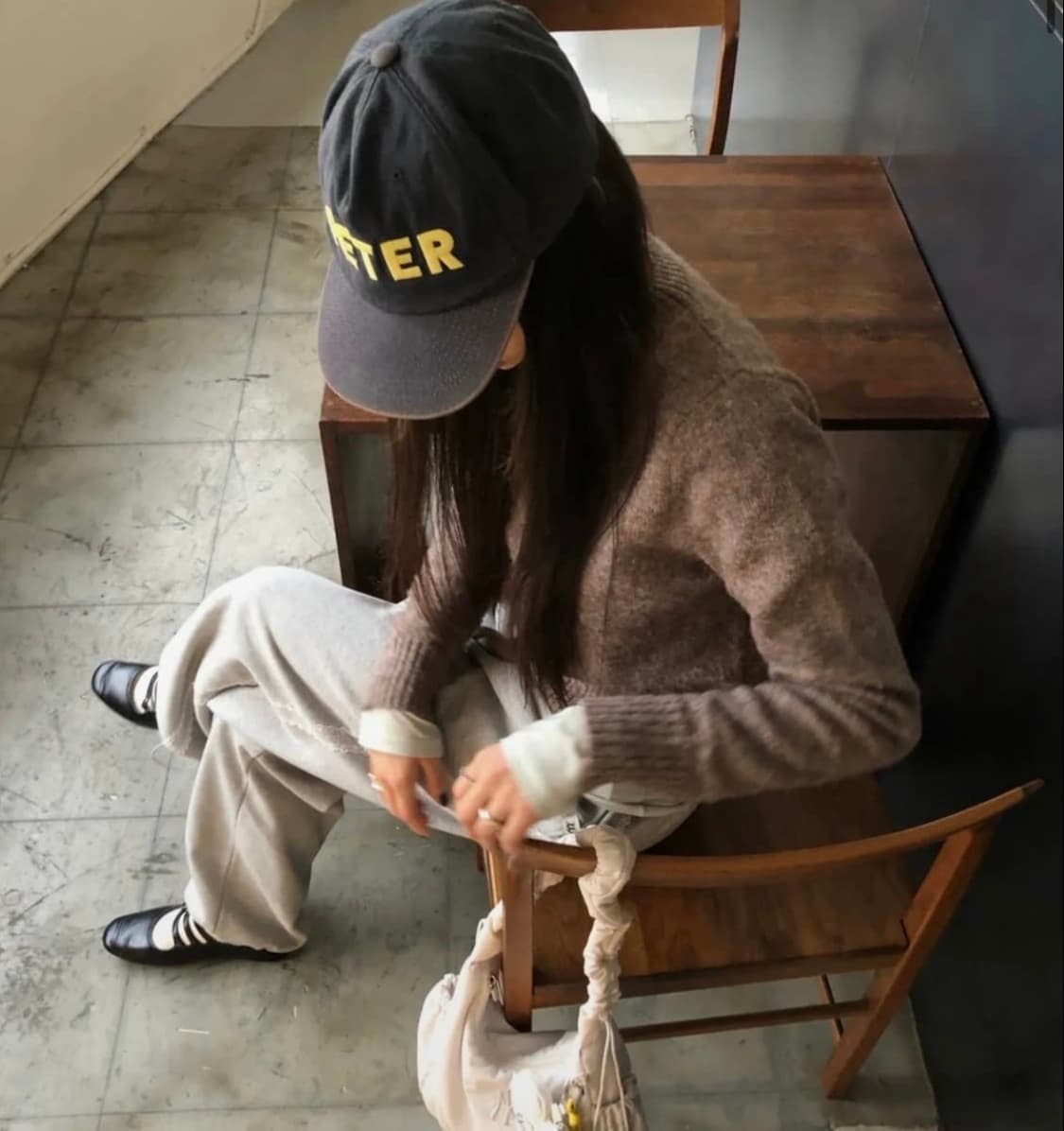 5-PANEL PETER CAP - NAVY 상품이미지5