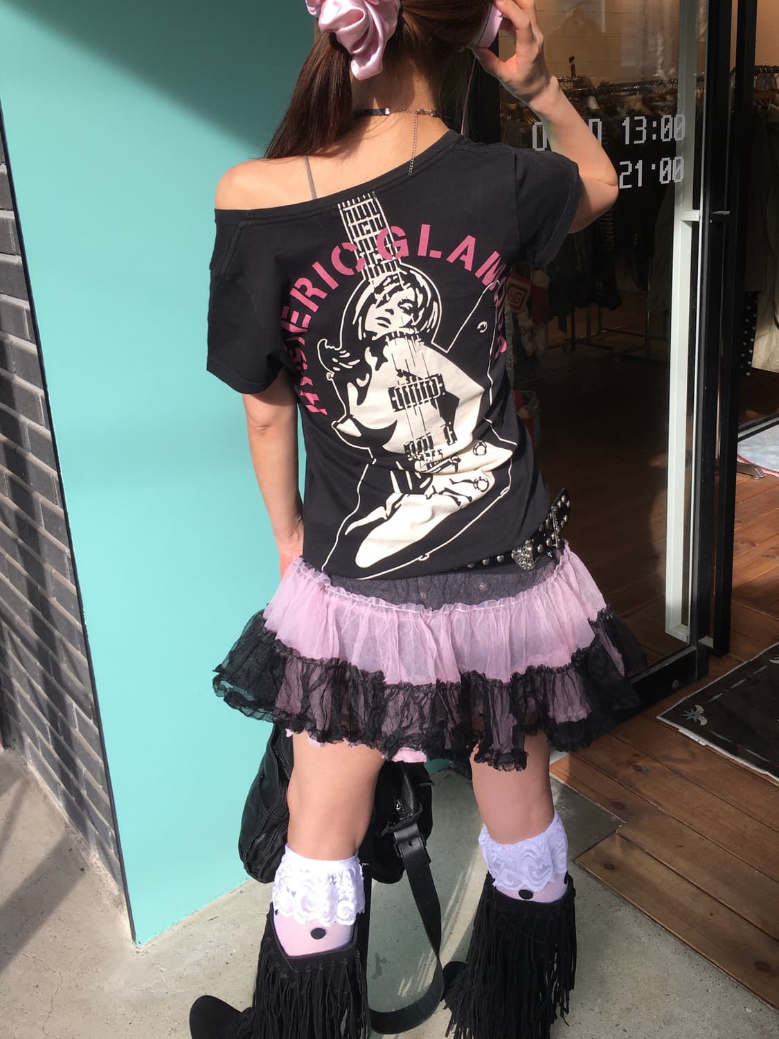 히스테릭글래머 히스걸 기타 백로고 반팔 상품이미지8