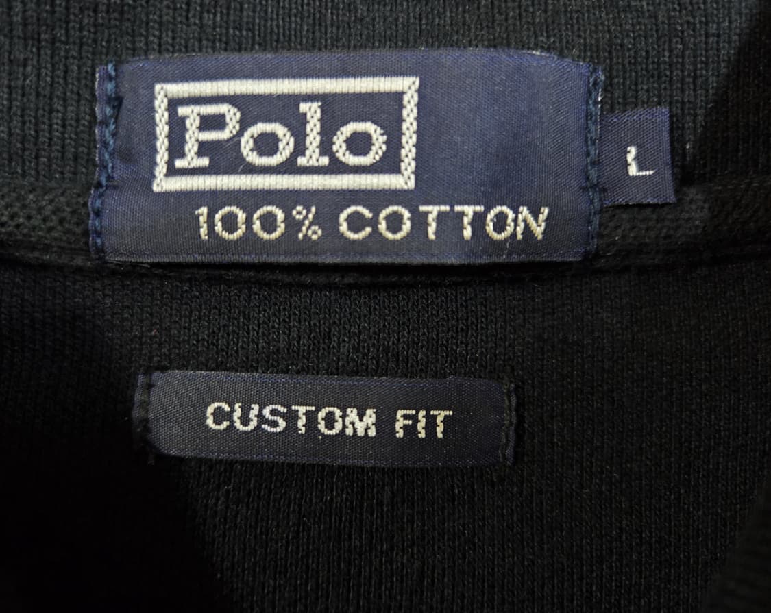 폴로 랄프로렌 블랙와치 블랙 골드 빅포니 카라 반팔티 상품이미지5