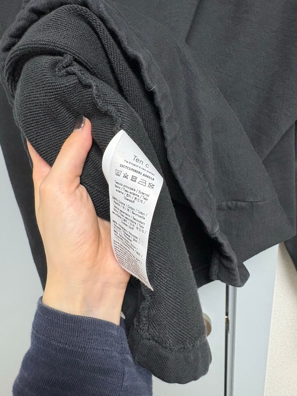 Ten C 텐씨 포켓 후드 아노락 블랙 L 상품이미지5