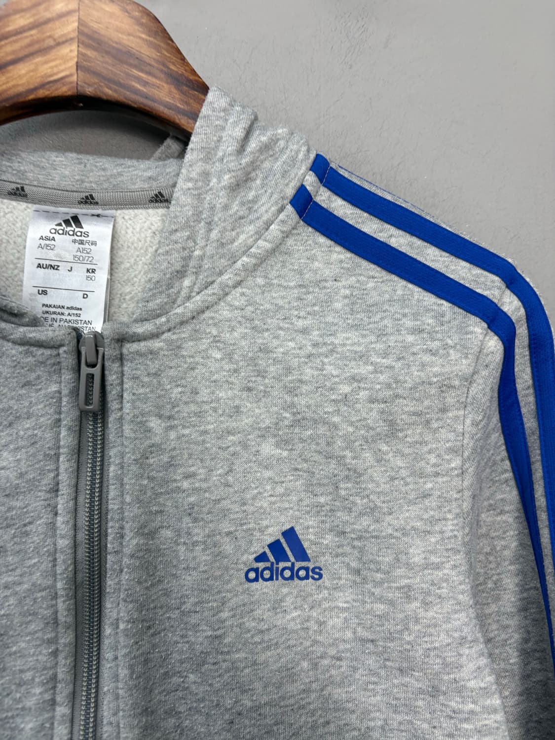 아디다스 에센셜 스트라이프 후드집업 A2448 상품이미지3