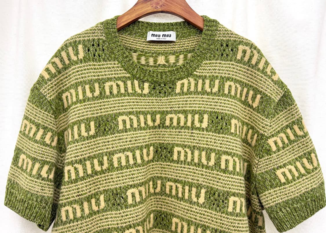미우미우 24SS 캐시미어 울 스웨터 상품이미지4
