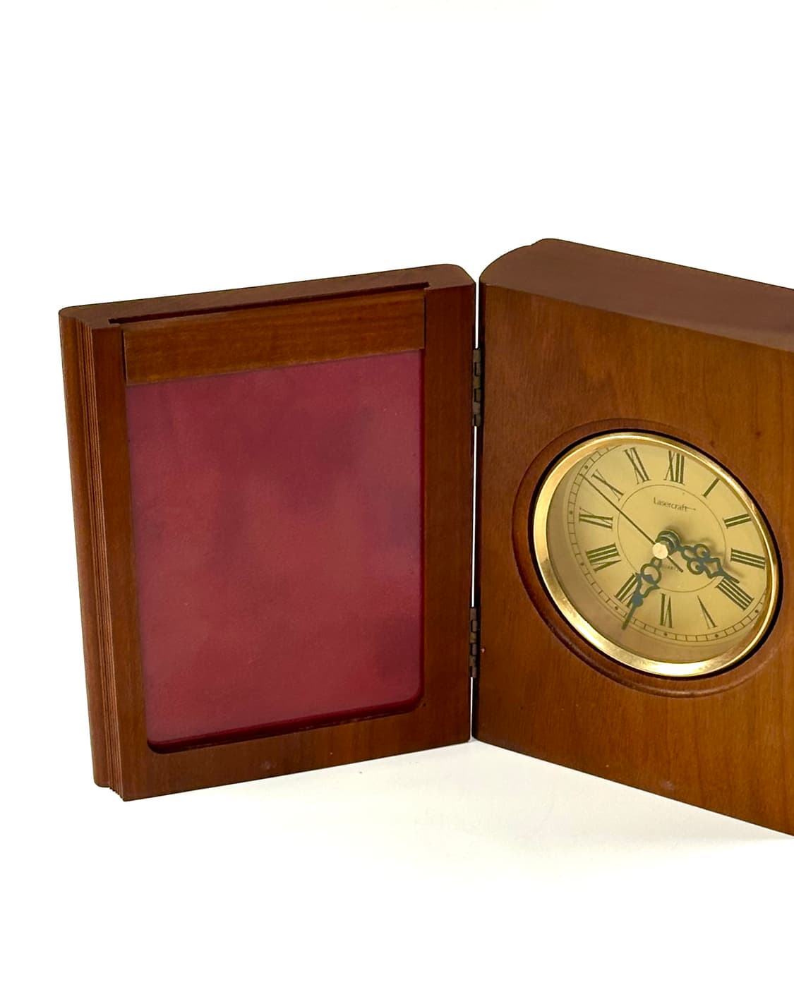 일본 빈티지 월넛 우드 북 커버 디자인 시계 액자 상품이미지7