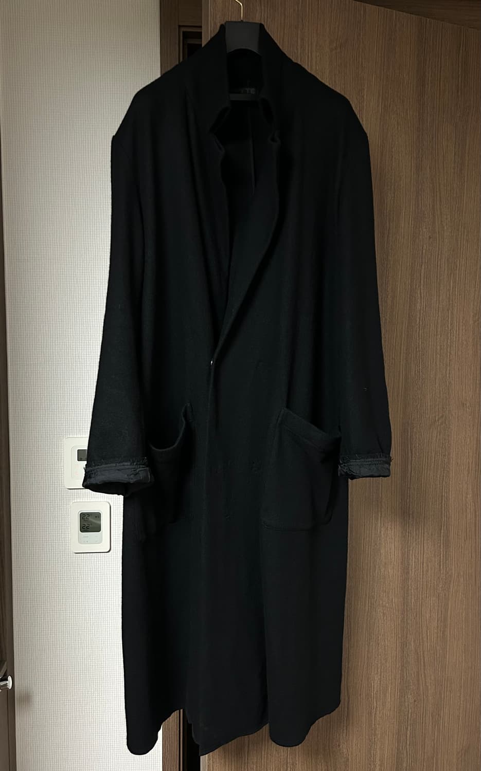 Yohji yamamoto s’yte 오버사이즈 울 코트 상품이미지1