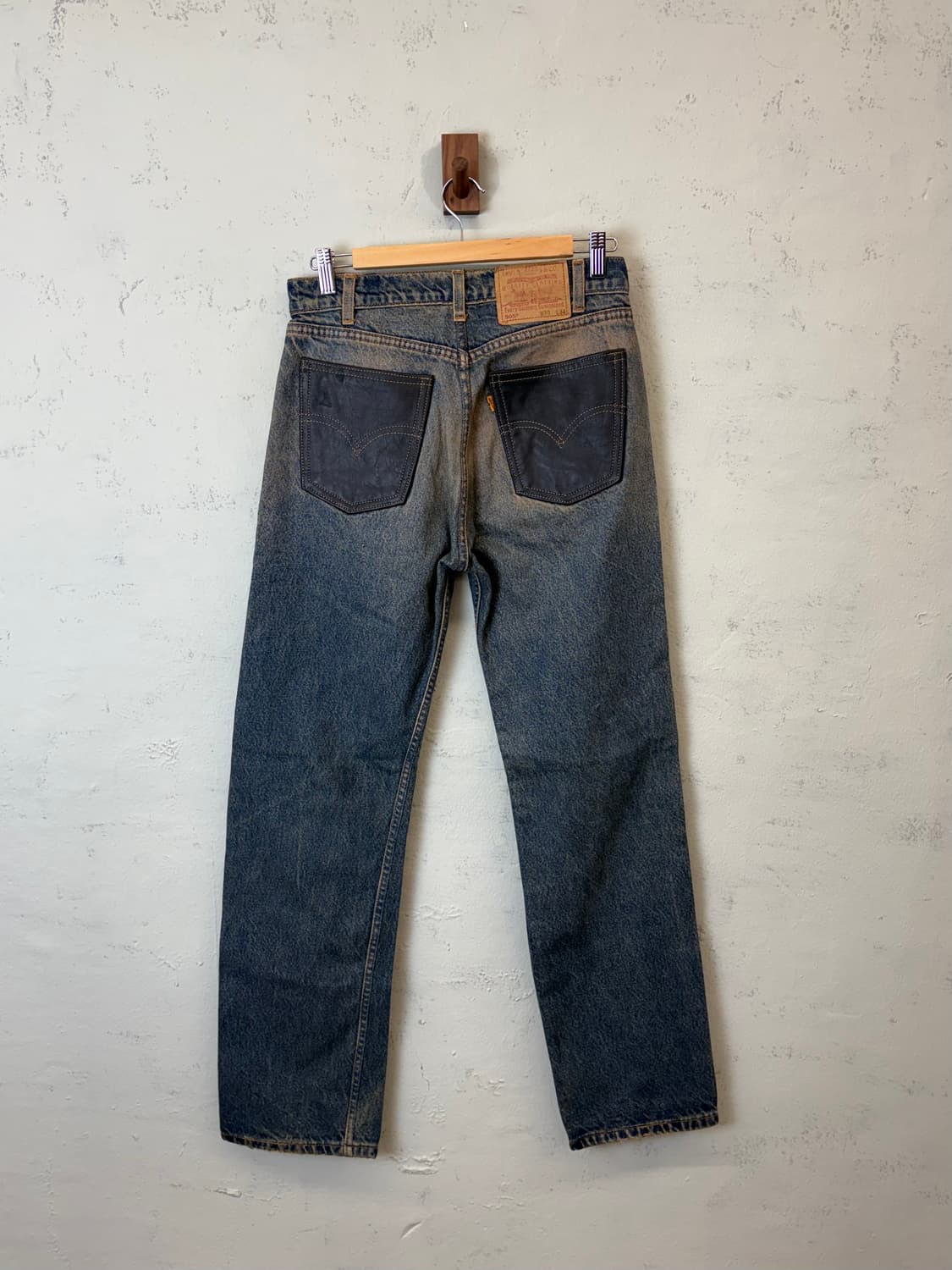 리바이스 90s 빈티지 505 커스텀 디스트레드 데님팬츠 상품이미지2