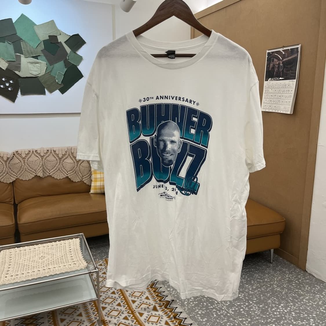 DISTRICT 올드스쿨 레트로 펑크 프린팅 반팔티 2XL C10632 상품이미지3