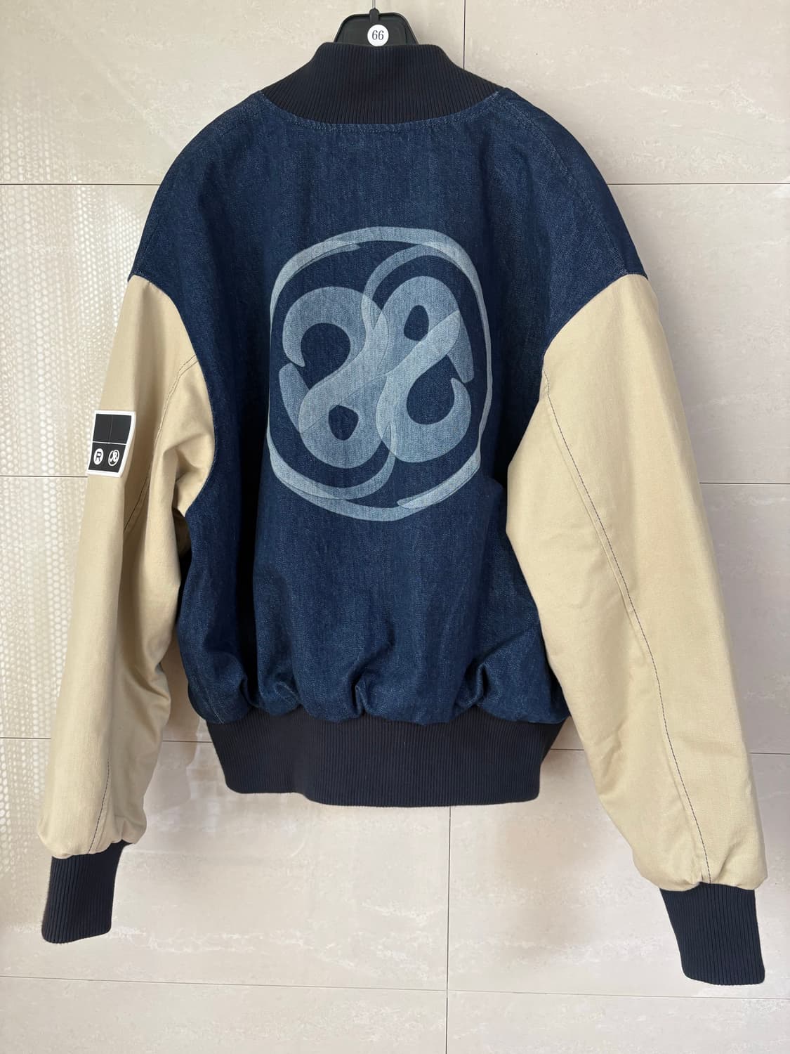 리차드슨 데님 바시티 자켓 상품이미지1