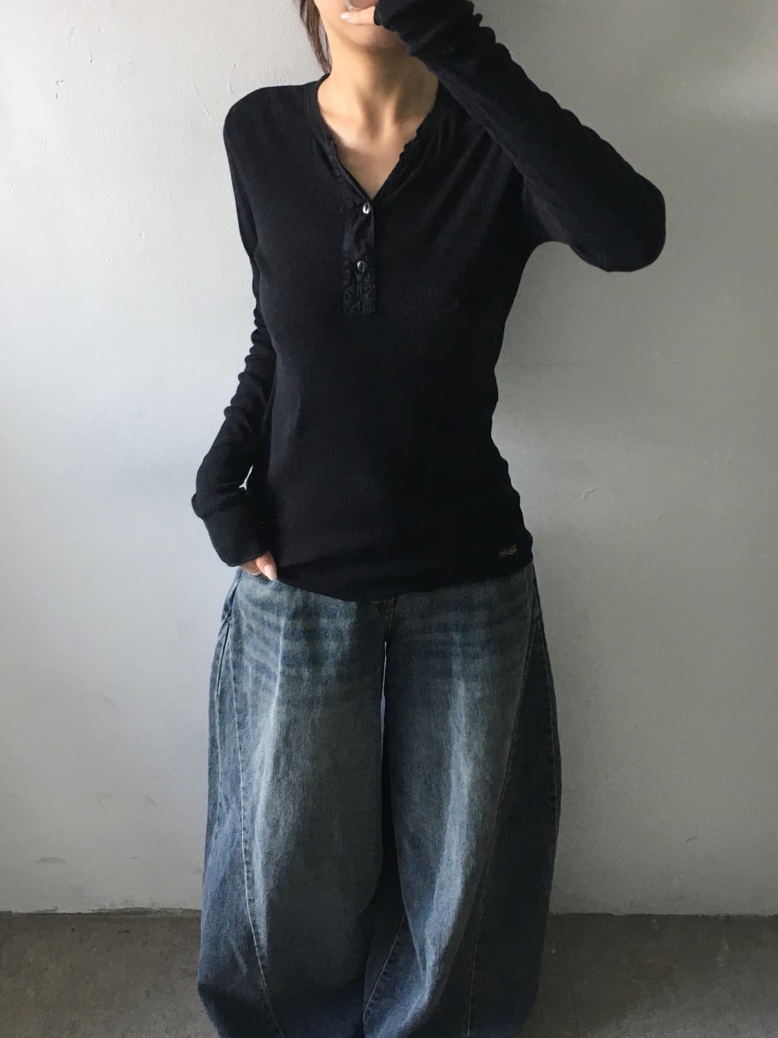 폴로 랄프로렌 버튼넥 롱슬리브 상품이미지2