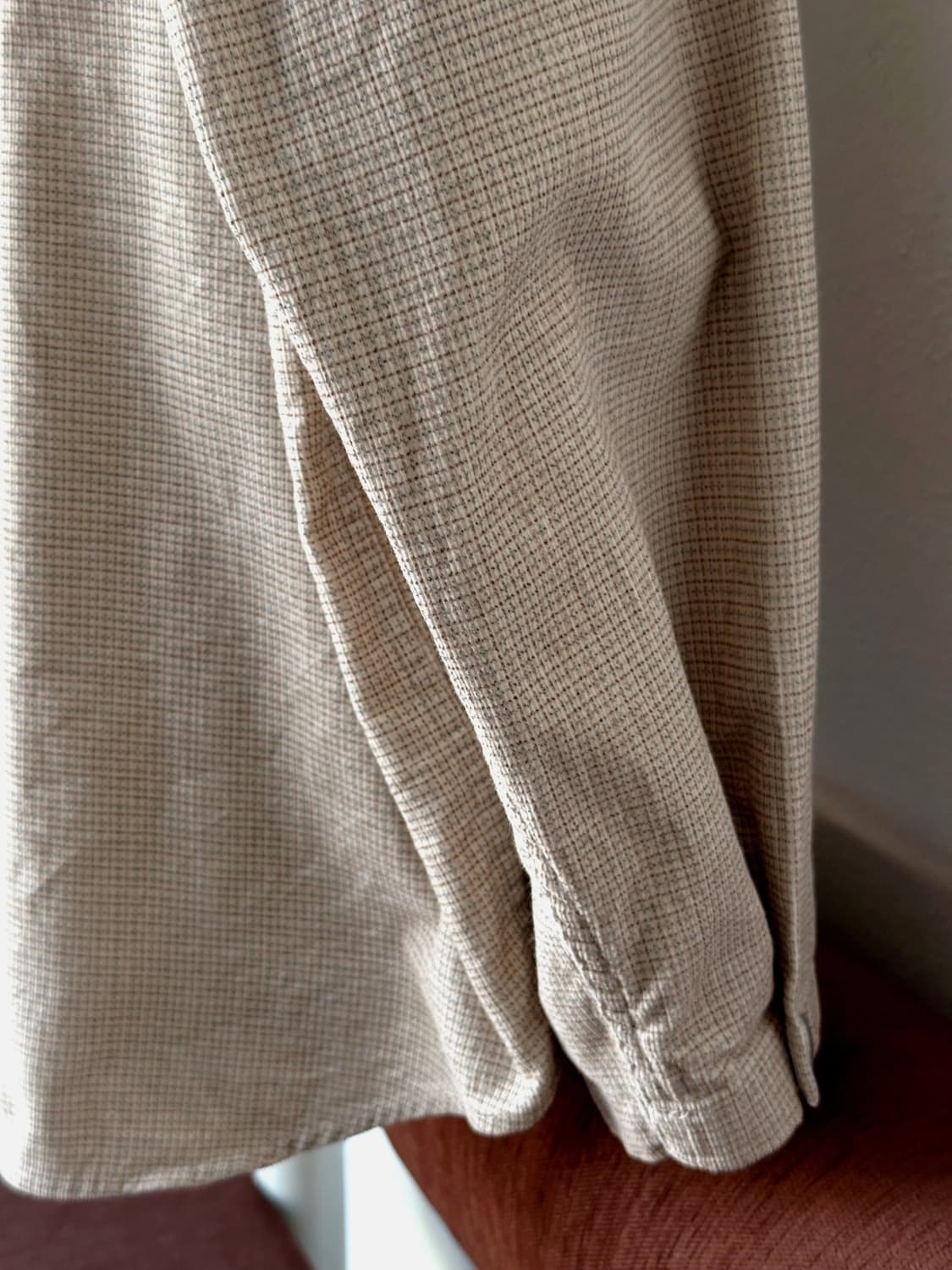 Design check shirket zip blouson 상품이미지5