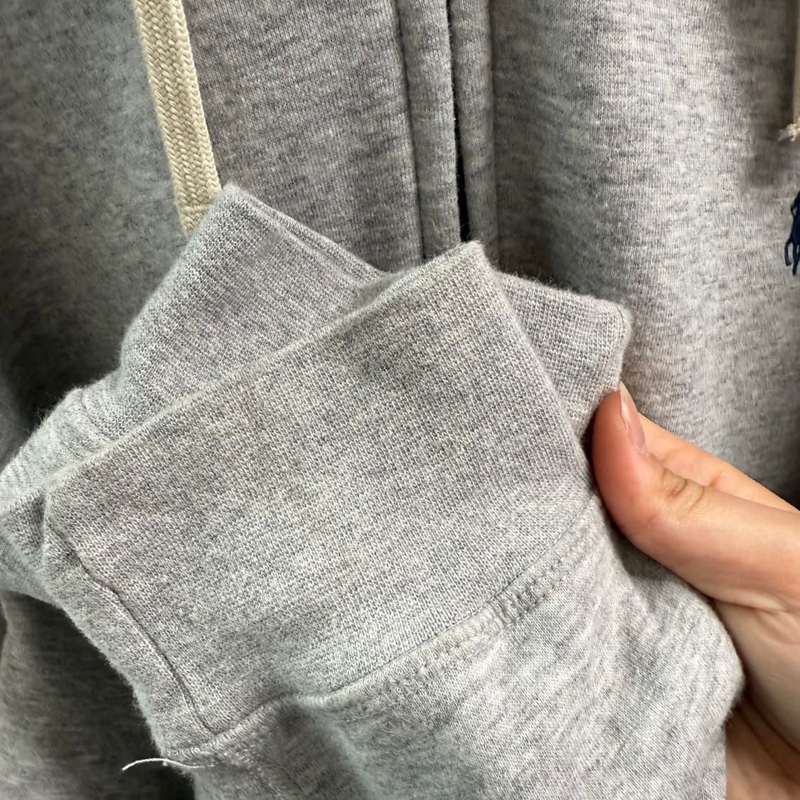 [L] 폴로 그레이 후드집업 상품이미지8