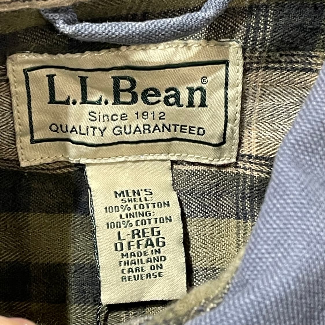 (L) L.L.Bean 엘엘빈 코튼 워크 셔츠 상품이미지4