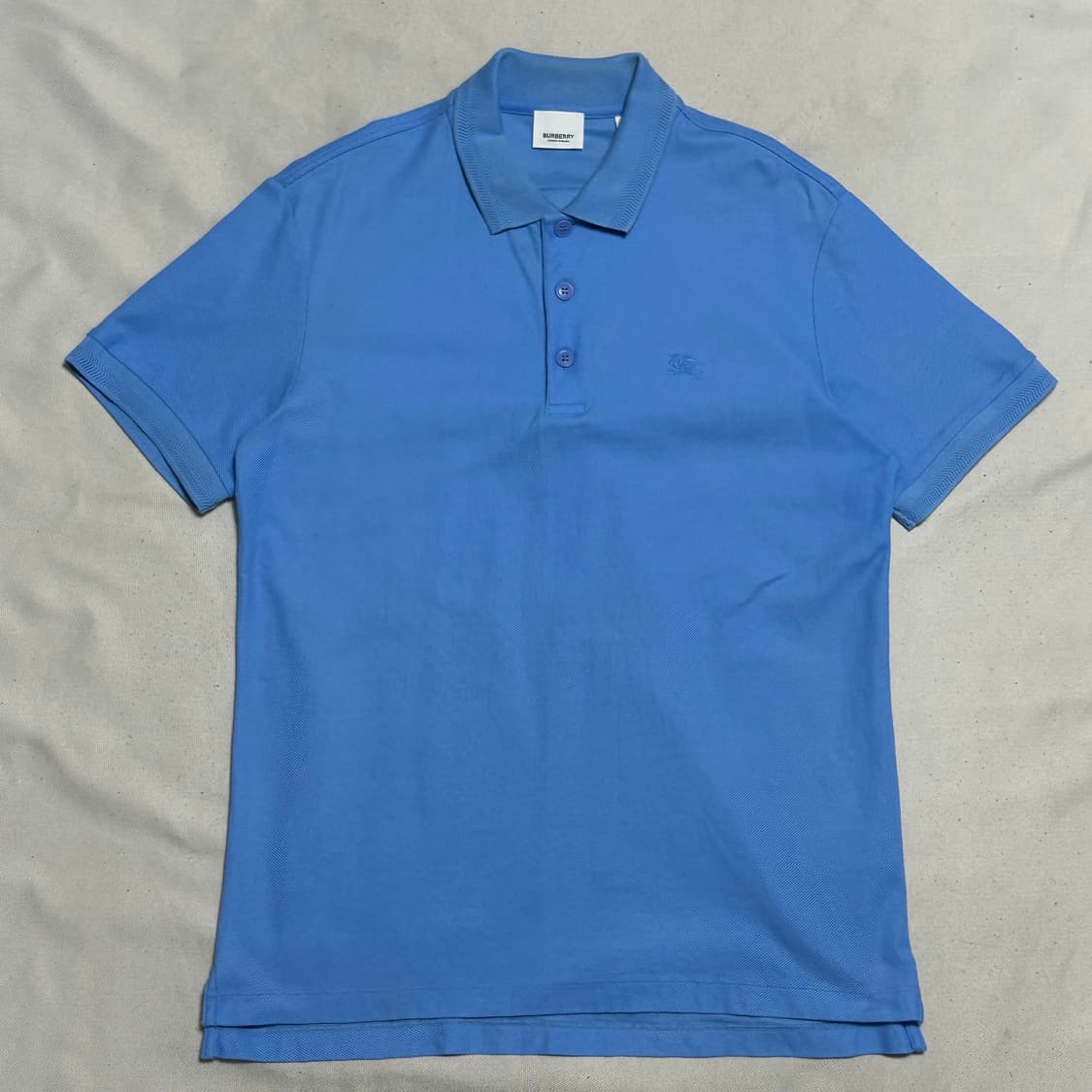 M 버버리 블루 카라 반팔티 상품이미지2