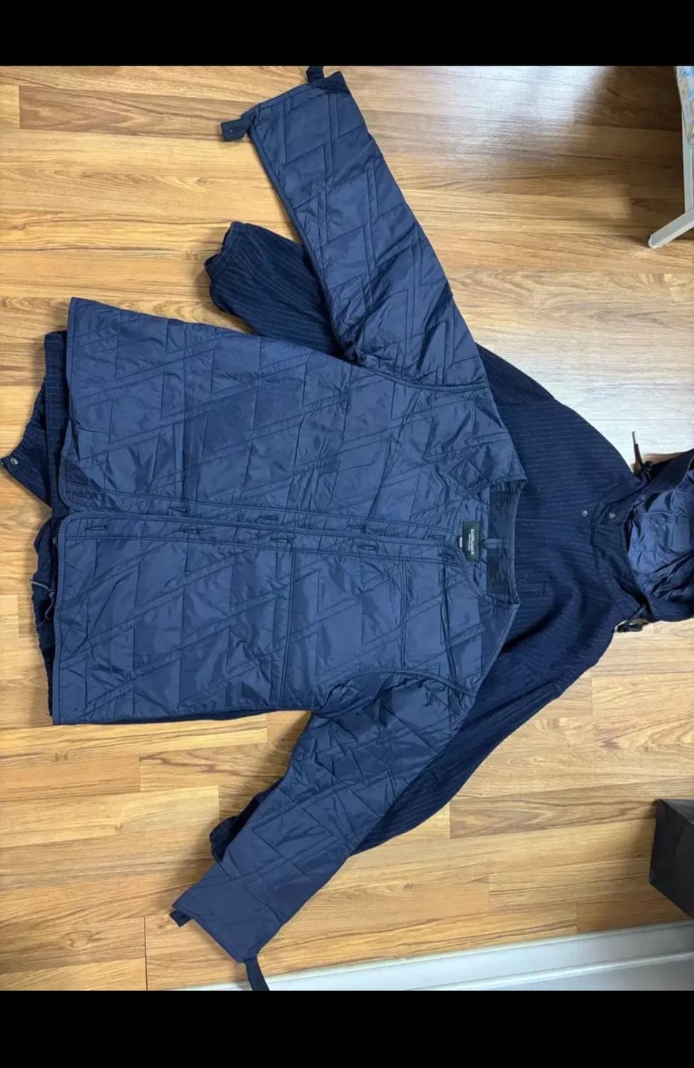 이스트로그 핀초크 네이비 m65 피시테일파카 M~L 상품이미지4