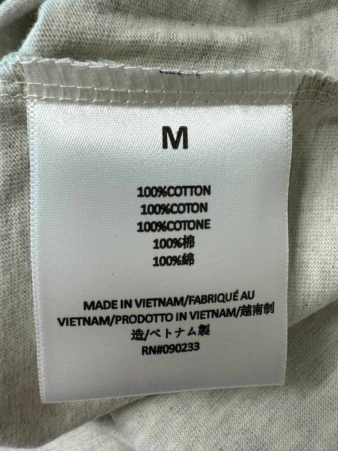 에센셜 라이트오트밀 티셔츠 M 상품이미지4