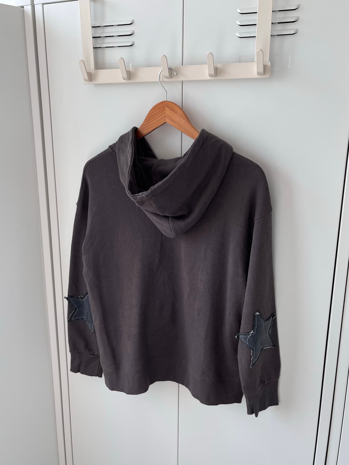 Person 별 패치 그레이 후드집업  상품이미지9