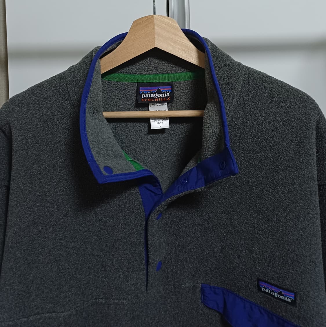 [L] 파타고니아 신칠라 스냅티 니켈 / 블루 상품이미지3