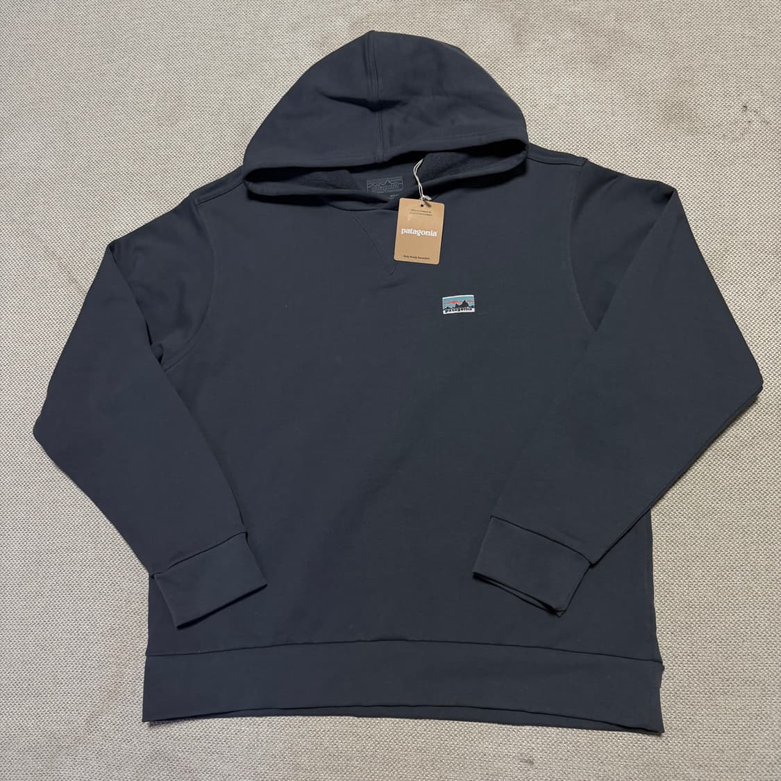 파타고니아 데일리 후디 스웨트셔츠 블랙 상품이미지1