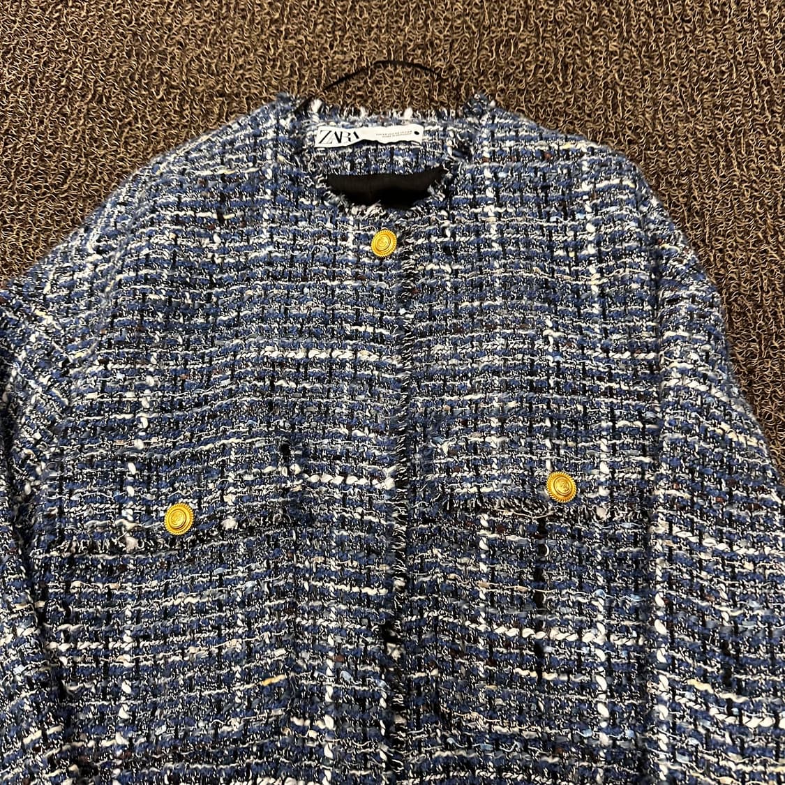 ZARA 자라 여성 트위드 자켓 상하의 세트 XS 상품이미지3