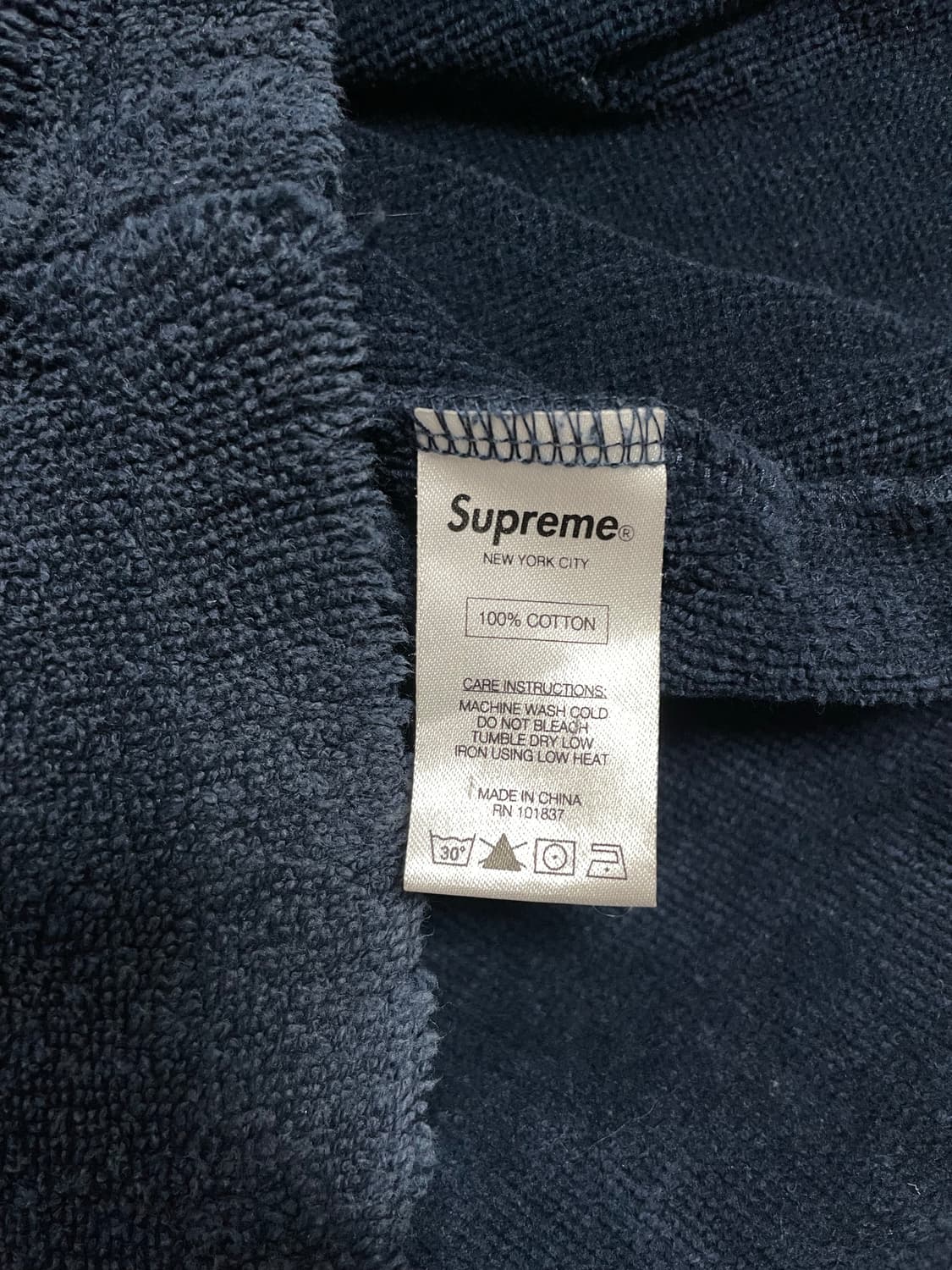 슈프림 16ss 테리 후드집업  상품이미지9