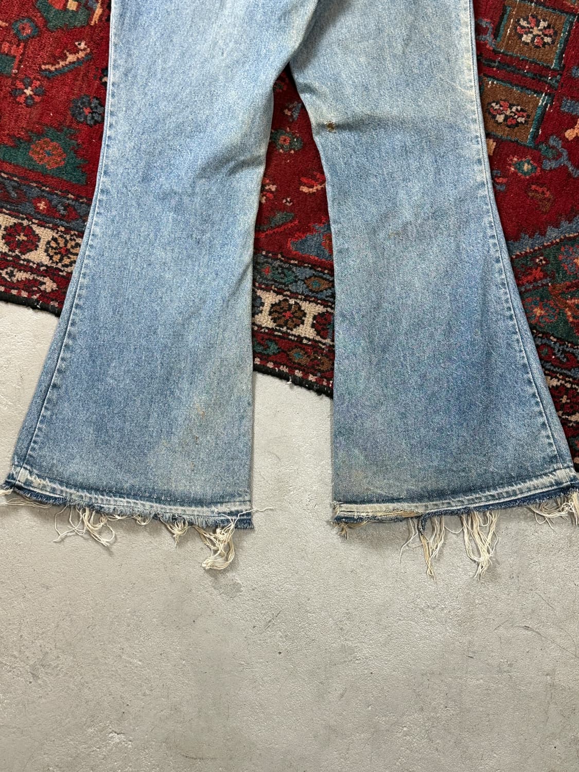 80's USA Made 빈티지 리바이스 684 벨바텀 부츠컷 데님 상품이미지8