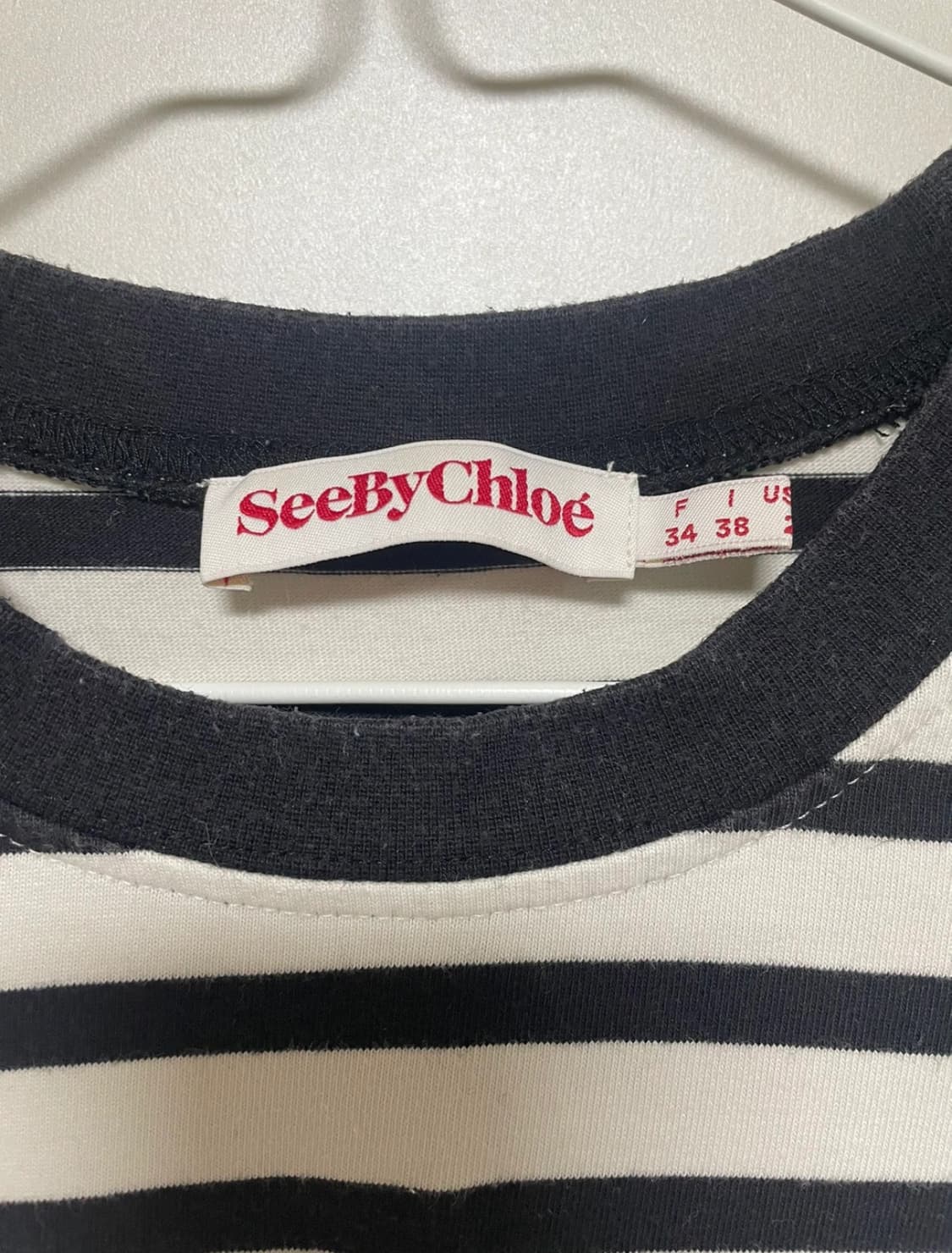 See By Chloé 스트라이프 긴팔 티셔츠 US2 상품이미지2