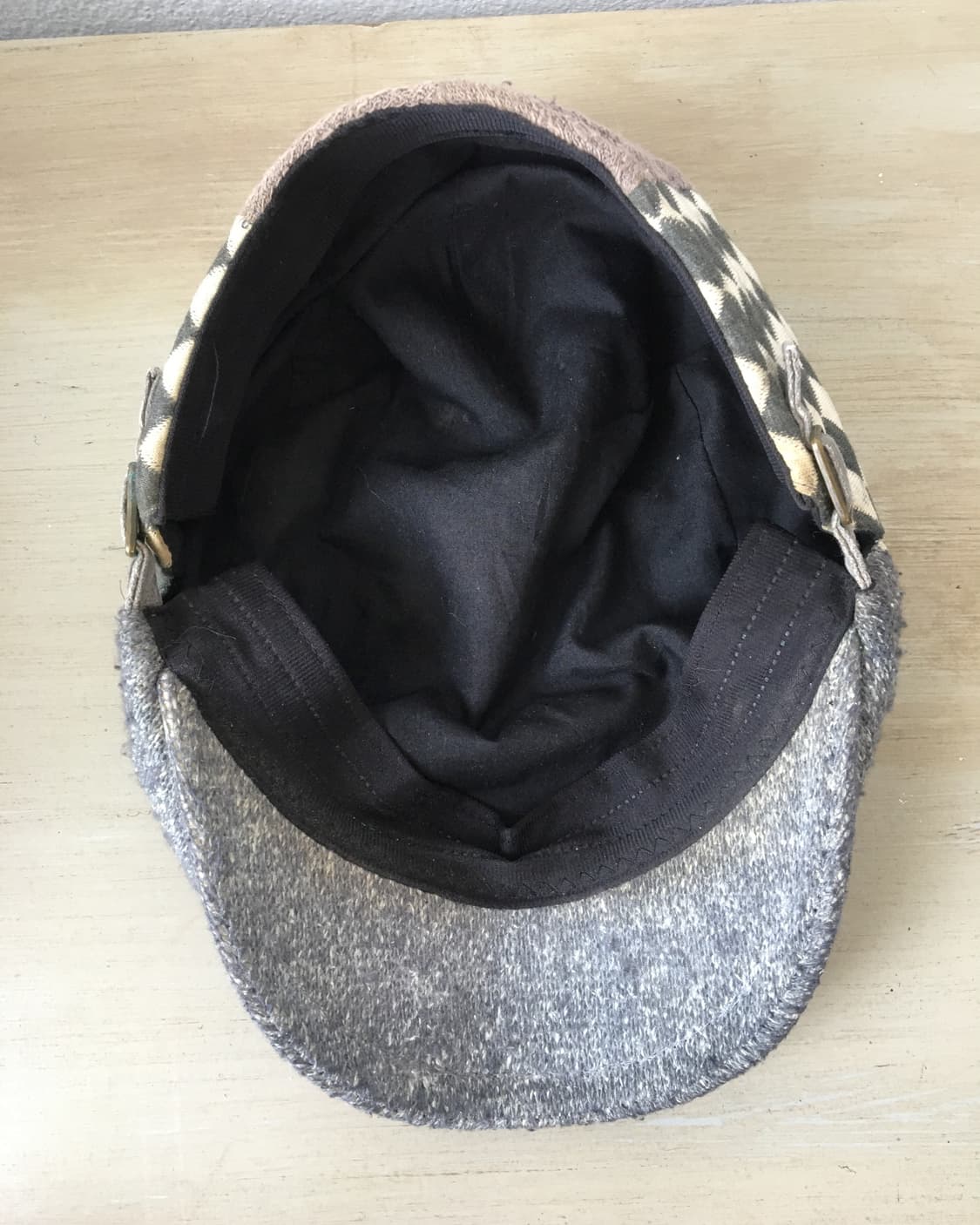 check pattern layered point hunting cap 상품이미지5