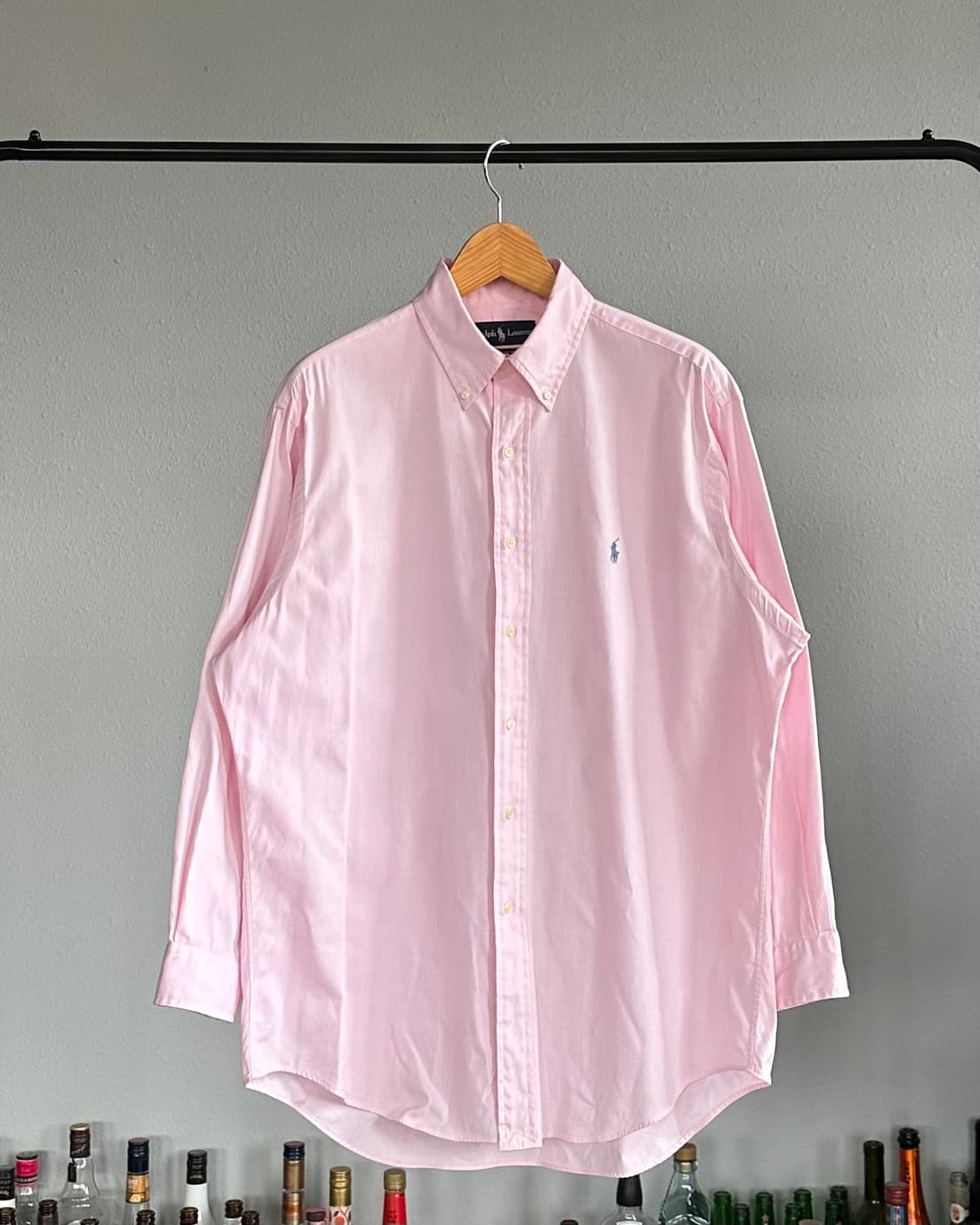 [L-XL]폴로 랄프로렌 클래식핏 연핑크 셔츠 상품이미지1