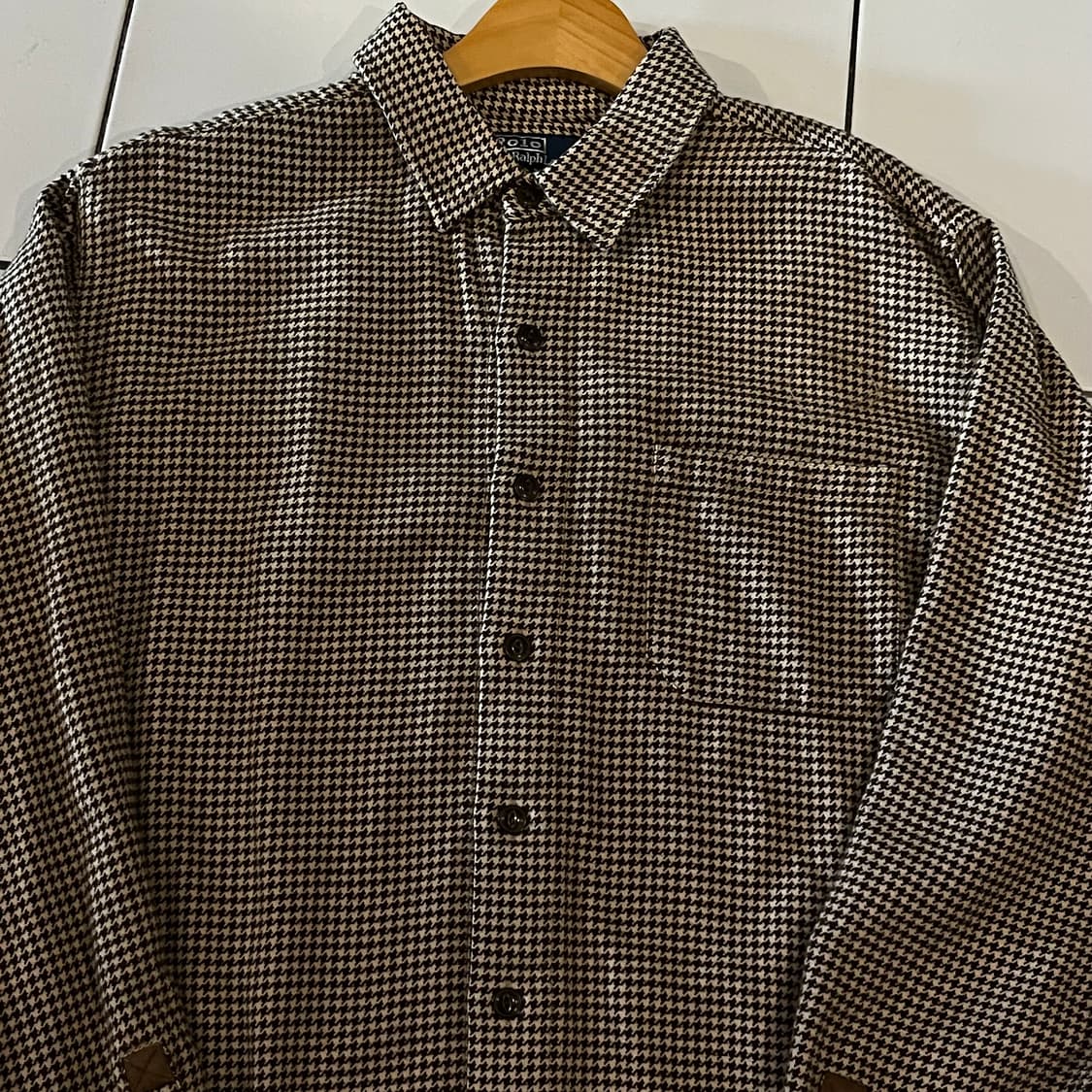 폴로 랄프로렌 하운드투스 브라운 체크셔츠 상품이미지2