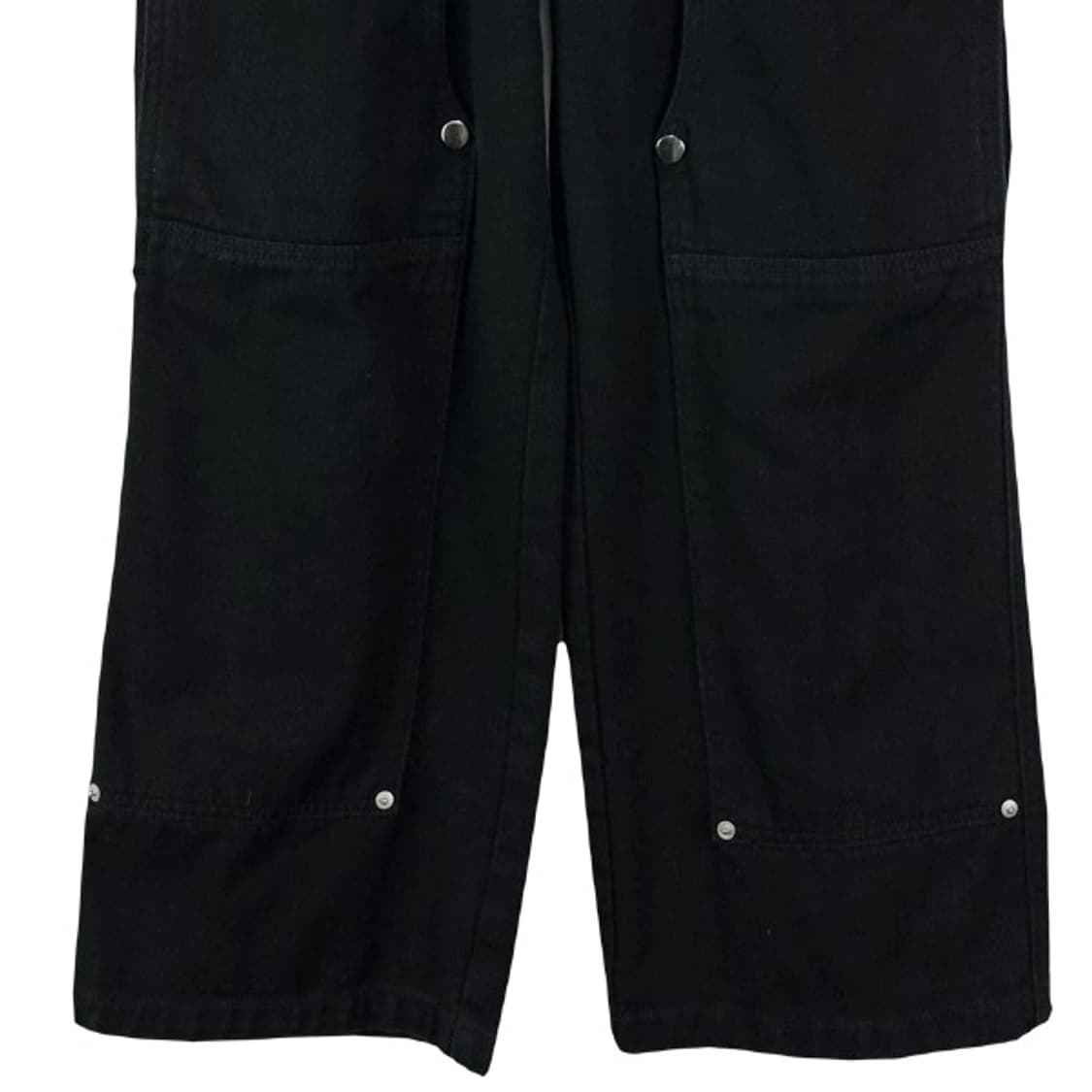 [트래블] 워크샵 와이드 더블니 카펜터 팬츠 블랙 M18361 상품이미지5