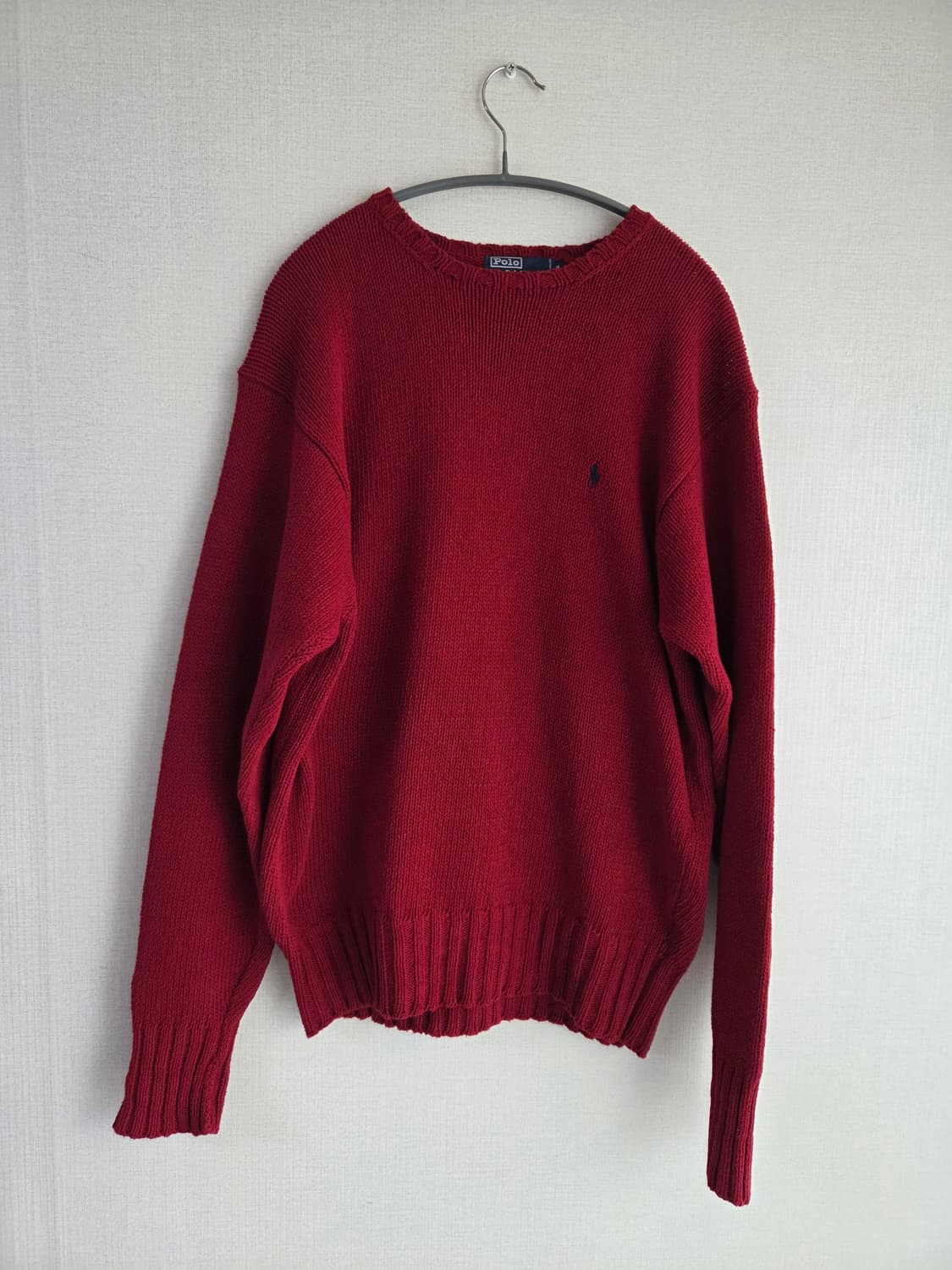 90's 폴로 빈티지 코튼 니트 (100-105) 상품이미지4