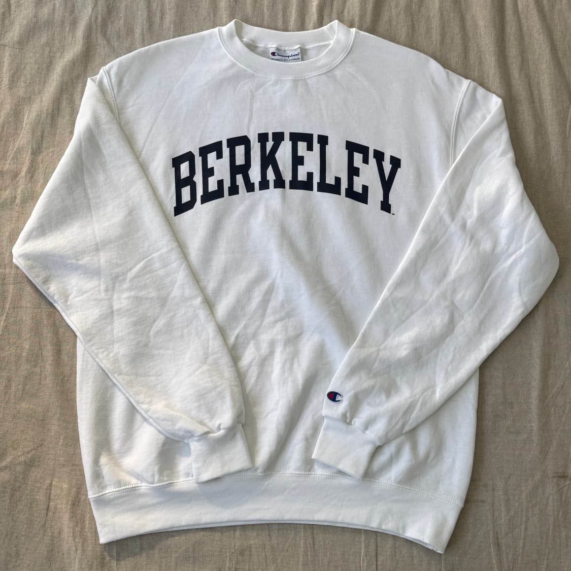 챔피온 브룩클린 화이트 기모 맨투맨 L 상품이미지1